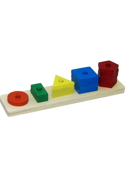 Kutulu Ahşap Geometrik Şekiller