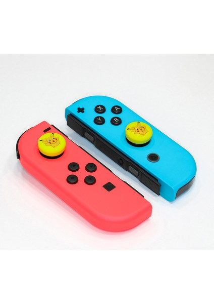 Nintendo Switch Analog Başlığı Pokemon Pikachu Sarı (Switch / Switchlite / Switch OLED Uyumlu)