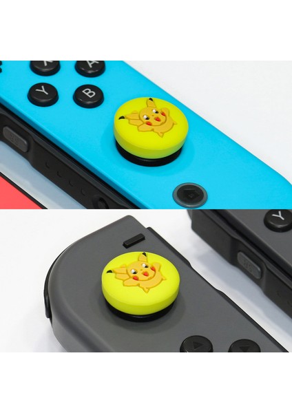 Nintendo Switch Analog Başlığı Pokemon Pikachu Sarı (Switch / Switchlite / Switch OLED Uyumlu)