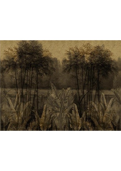 Botanik Özel Tasarım Duvar Kağıdı Vinil