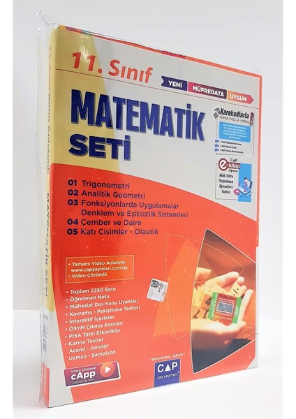 11. Sınıf Matematik Seti 2023 Yeni Dijital Kitap Hediyeli