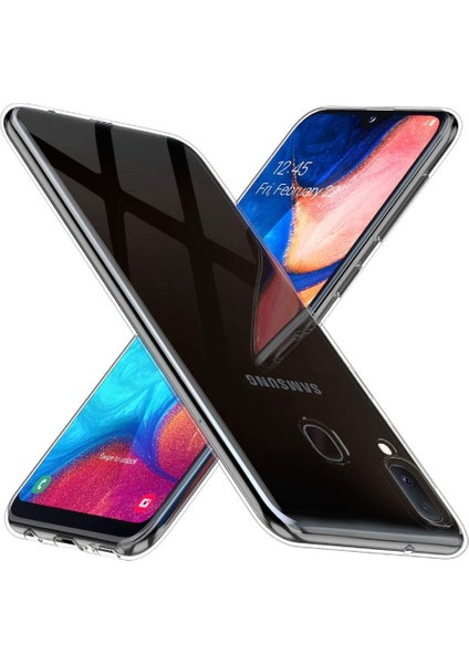 Samsung Galaxy A10S Uyumlu Kılıf Case, Soft, Transparent, Şeffaf Ultra Esnek Ince Silikon