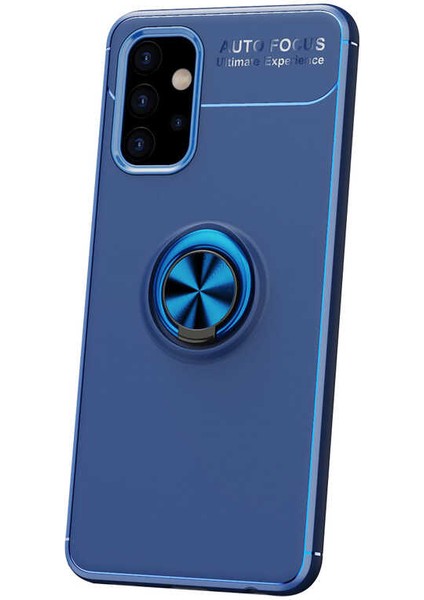 Samsung Galaxy A32 4g Uyumlu Kılıf Standlı Manyetik Yüzüklü Esnek Yumuşak Silikon Case