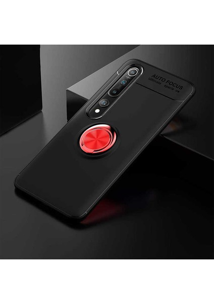 Xiaomi Mi 10 Uyumlu Kılıf Standlı Manyetik Yüzüklü Esnek Yumuşak Silikon Case