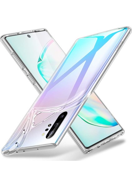 Samsung Galaxy Note 10 Uyumlu Kılıf Case, Soft, Transparent, Şeffaf Ultra Esnek Ince Silikon