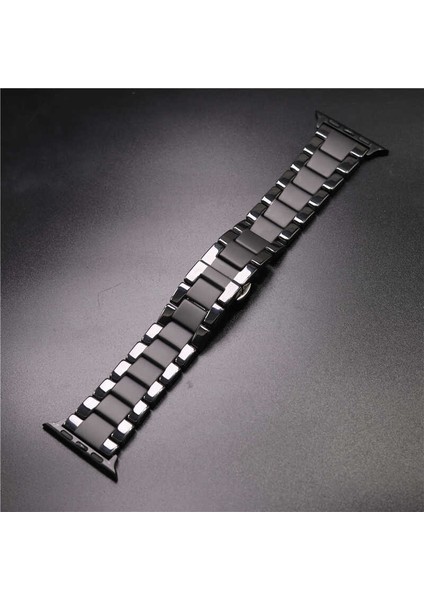 Apple Watch 38MM Uyumlu Akıllı Saat Için Kordon Metal Gövde Mat Seramik Koleksiyon Strong Tasarım fiyatları