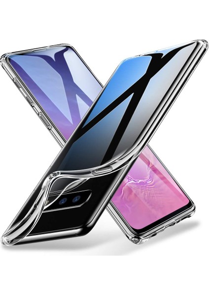 Samsung Galaxy S10 Uyumlu Kılıf Case, Soft, Transparent, Şeffaf Ultra Esnek Ince Silikon
