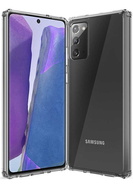 Samsung Galaxy Note 20 Uyumlu Kılıf Case, Şeffaf Ultra Koruma Hard Transparent Ultra Protected