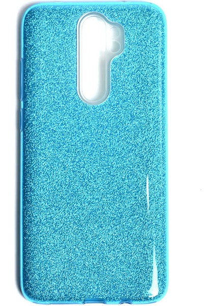 Xiaomi Redmi Note 8 Pro Uyumlu Kılıf Simli Pırıltı Koleksiyonu Çift Katmanlı Pürüzsüz Yüzey