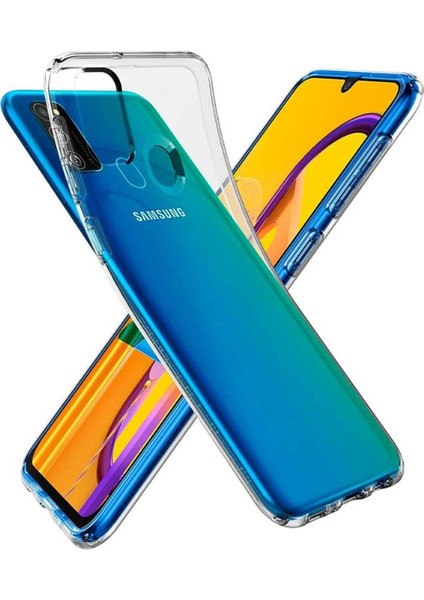 Samsung Galaxy M30S Uyumlu Kılıf Case, Soft, Transparent, Şeffaf Ultra Esnek Ince Silikon