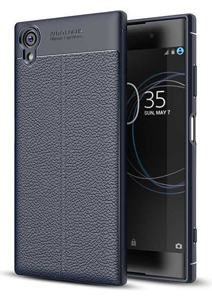 Sony Xperia Xa1 Plus Uyumlu Kılıf Esnek Pu-Deri Leather-Pu Series Protected Case