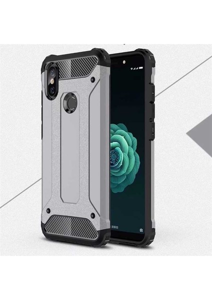 Xiaomi Mi A2 Lite Uyumlu Kılıf Tank Armor Series Strong Rugged Hard Case