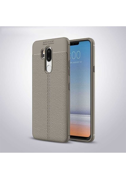 Lg G7 Uyumlu Kılıf Esnek Pu-Deri Leather-Pu Series Protected Case