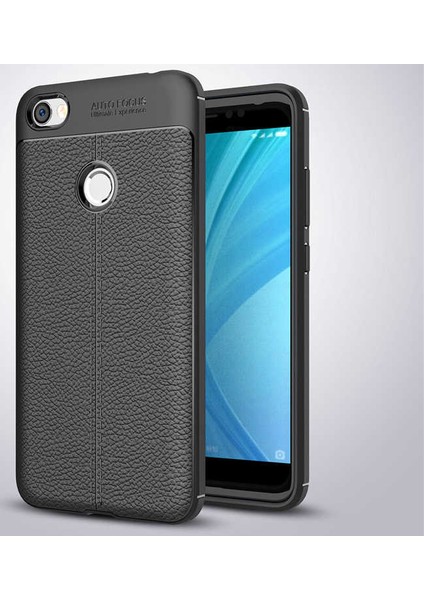 Xiaomi Redmi Note 5A Uyumlu Kılıf Esnek Pu-Deri Leather-Pu Series Protected Case