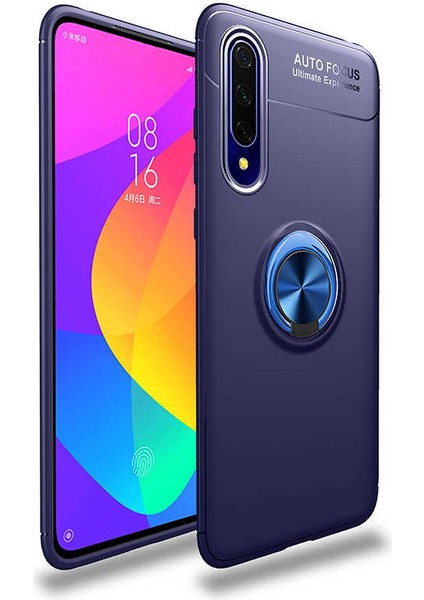 Huawei P Smart Pro 2019 Uyumlu Kılıf Standlı Manyetik Yüzüklü Esnek Yumuşak Silikon Case