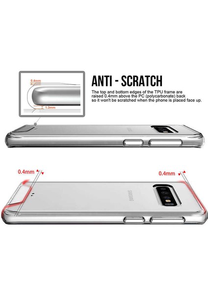 Samsung Galaxy S10 Plus Uyumlu Kılıf Şeffaf Sert Ultra Koruma Teknolojisi Transparent Case fiyatları