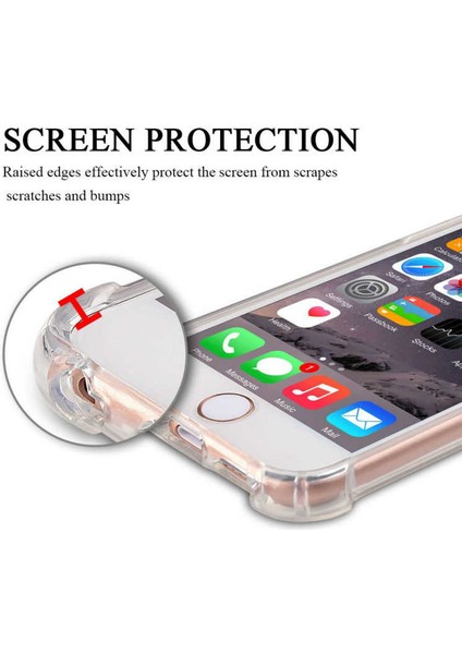Apple iPhone 7 Uyumlu Kılıf Case, Şeffaf Ultra Koruma Hard Transparent Ultra Protected modelleri