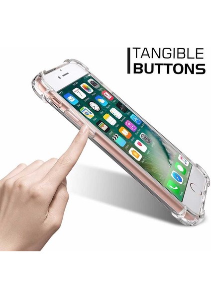 Apple iPhone 7 Uyumlu Kılıf Case, Şeffaf Ultra Koruma Hard Transparent Ultra Protected indirimleri