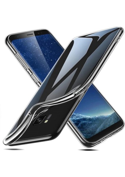 Samsung Galaxy S8 Uyumlu Kılıf Case, Soft, Transparent, Şeffaf Ultra Esnek Ince Silikon