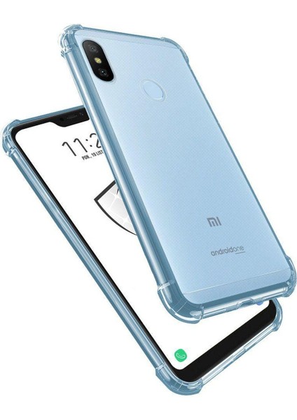 Xiaomi Mi A2 Lite Uyumlu Kılıf Case, Şeffaf Ultra Koruma Hard Transparent Ultra Protected