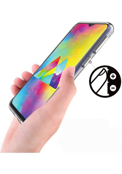 Samsung Galaxy M20 Uyumlu Kılıf Şeffaf Sert Ultra Koruma Teknolojisi Transparent Case modelleri