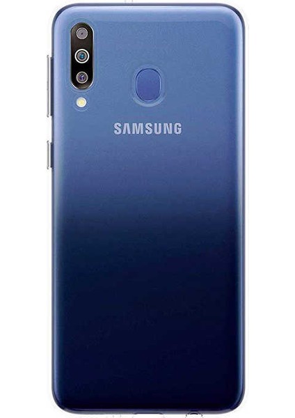 Samsung Galaxy M40 Uyumlu Kılıf Case, Soft, Transparent, Şeffaf Ultra Esnek Ince Silikon