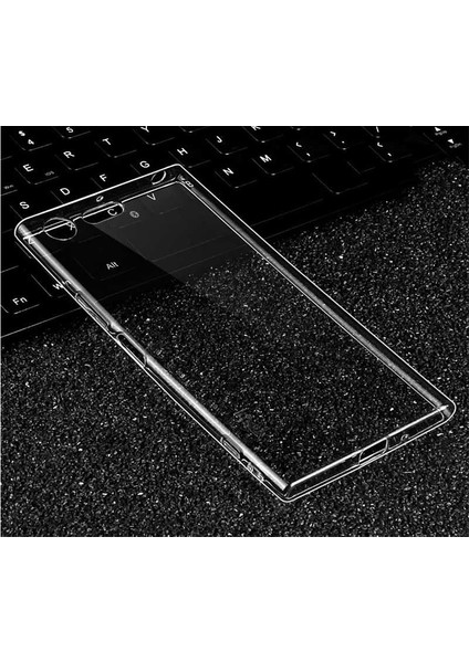 Sony Xperia Xz1 Uyumlu Kılıf Case, Soft, Transparent, Şeffaf Ultra Esnek Ince Silikon