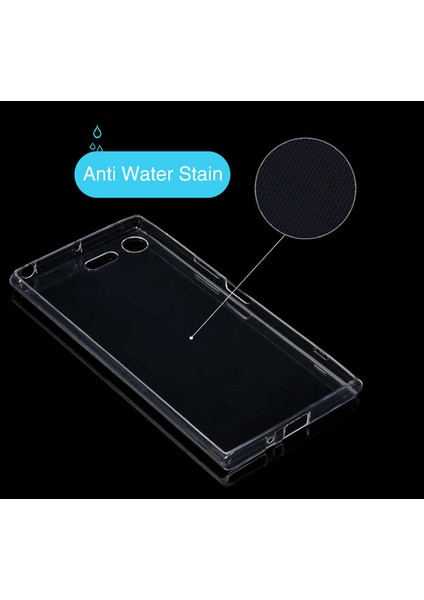 Sony Xperia Xz1 Uyumlu Kılıf Case, Soft, Transparent, Şeffaf Ultra Esnek Ince Silikon