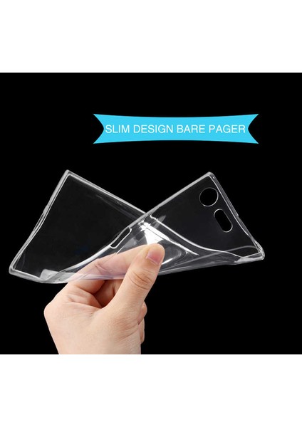 Sony Xperia Xz1 Uyumlu Kılıf Case, Soft, Transparent, Şeffaf Ultra Esnek Ince Silikon