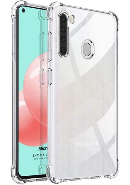 Samsung Galaxy A21 Uyumlu Kılıf Case, Şeffaf Ultra Koruma Hard Transparent Ultra Protected