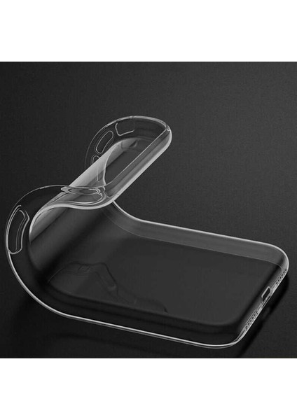 Huawei Y9 2019 Uyumlu Kılıf Case, Soft, Transparent, Şeffaf Ultra Esnek Ince Silikon