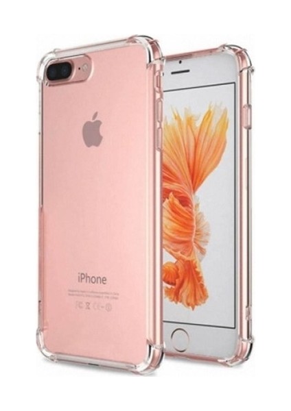 Apple iPhone 7-8 Plus Uyumlu Kılıf Case, Şeffaf Ultra Koruma Hard Transparent Ultra Protected