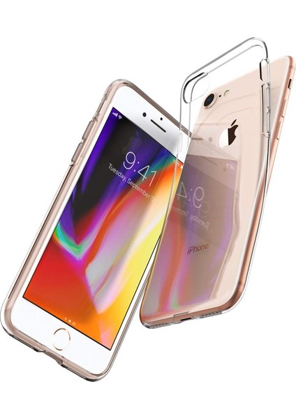 Apple iPhone 6s Uyumlu Kılıf Case, Soft, Transparent, Şeffaf Ultra Esnek Ince Silikon