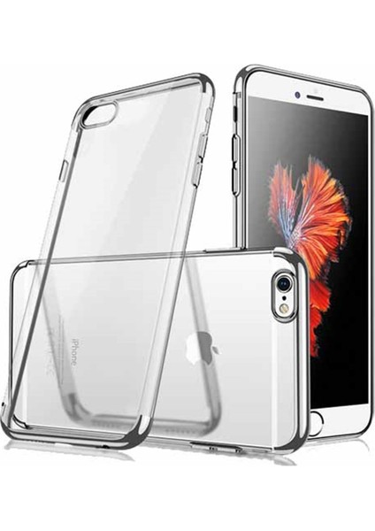 Apple iPhone 6s Uyumlu Kılıf Case, Soft, Transparent, Şeffaf Ultra Esnek Ince Silikon