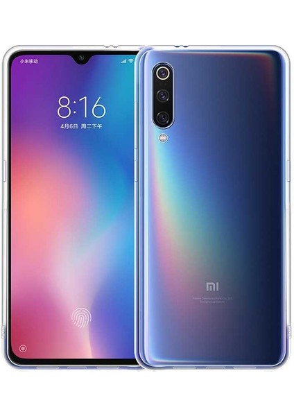 Xiaomi Mi 9 Se Uyumlu Kılıf Case, Soft, Transparent, Şeffaf Ultra Esnek Ince Silikon