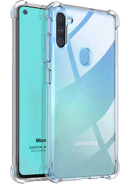 Samsung Galaxy M11 Uyumlu Kılıf Case, Şeffaf Ultra Koruma Hard Transparent Ultra Protected