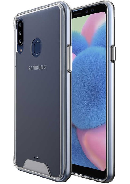 Samsung Galaxy A20S Uyumlu Kılıf Şeffaf Sert Ultra Koruma Teknolojisi Transparent Case