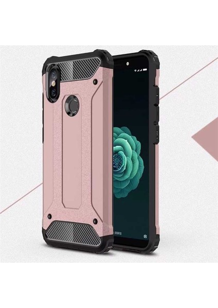 Xiaomi Mi A2 Lite Uyumlu Kılıf Tank Armor Series Strong Rugged Hard Case