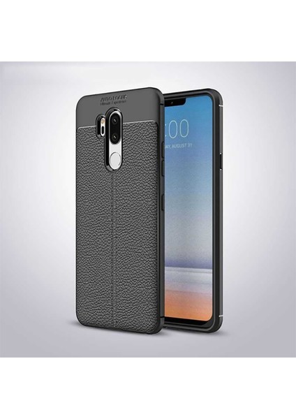 Lg G7 Uyumlu Kılıf Esnek Pu-Deri Leather-Pu Series Protected Case