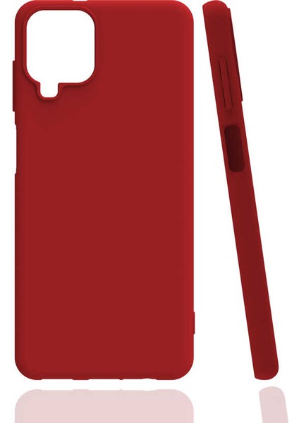 Samsung Galaxy M12 Uyumlu Kılıf Camera Protected Matte Flexible Soft Smooth Case