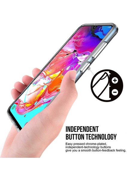 Samsung Galaxy A70 Uyumlu Kılıf Şeffaf Sert Ultra Koruma Teknolojisi Transparent Case fiyatları