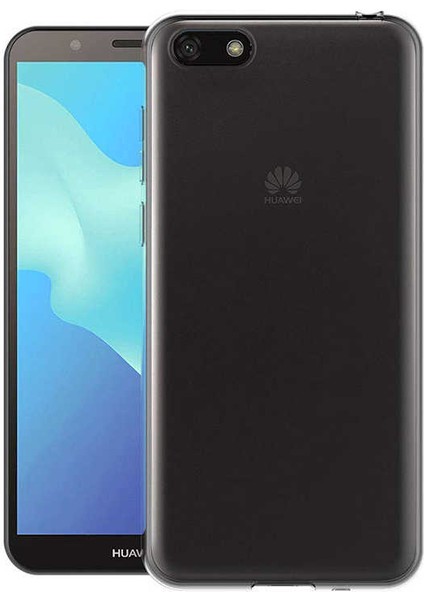 Huawei Y5 2018 Uyumlu Kılıf Case, Soft, Transparent, Şeffaf Ultra Esnek Ince Silikon