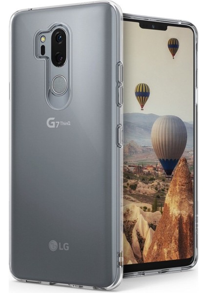 Lg G7 Thinq Uyumlu Kılıf Case, Soft, Transparent, Şeffaf Ultra Esnek Ince Silikon