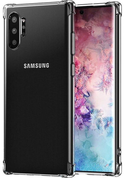 Samsung Galaxy Note 10 Plus Uyumlu Kılıf Case, Şeffaf Ultra Koruma Hard Transparent Ultra Protected