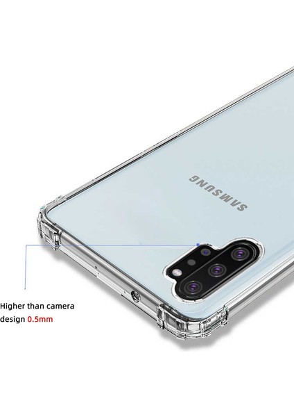 Samsung Galaxy Note 10 Plus Uyumlu Kılıf Case, Şeffaf Ultra Koruma Hard Transparent Ultra Protected fiyatları