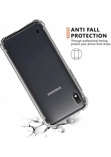 Samsung Galaxy A10 Uyumlu Kılıf Case, Şeffaf Ultra Koruma Hard Transparent Ultra Protected modelleri