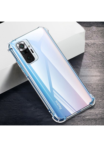 Xiaomi Redmi Note 10 Pro Uyumlu Kılıf Case, Şeffaf Ultra Koruma Hard Transparent Ultra Protected