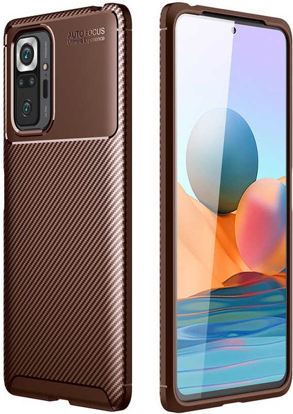 Xiaomi Redmi Note 10 Pro Uyumlu Kılıf Legion Series Flexible Soft Carbon Design Case
