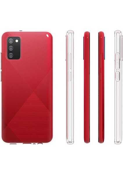 Samsung Galaxy A02S Uyumlu Kılıf Case, Soft, Transparent, Şeffaf Ultra Esnek Ince Silikon fiyatları