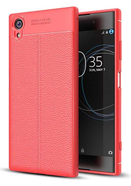Sony Xperia Xa1 Plus Uyumlu Kılıf Esnek Pu-Deri Leather-Pu Series Protected Case